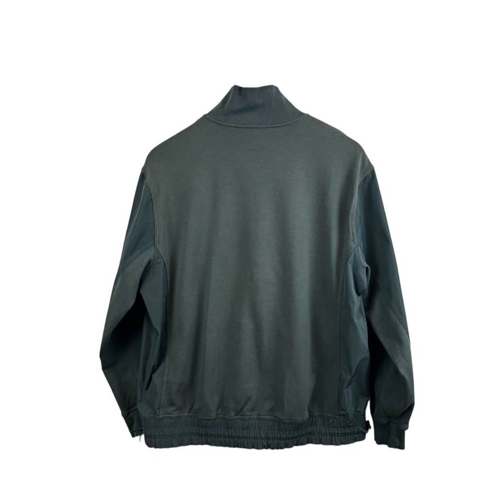 Athleta Triumph Hybrid half zip sweatshirt Bali Green Sz XS - Picture 11 of 17